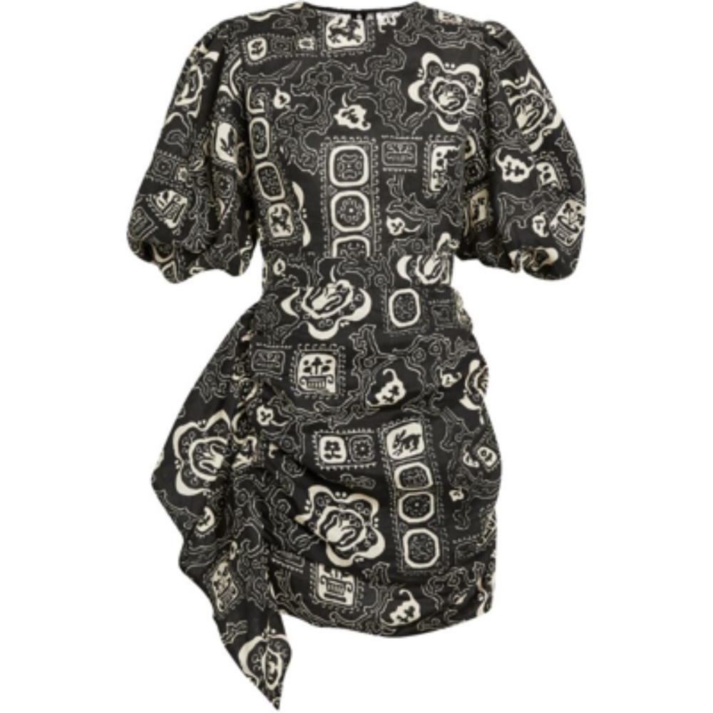 Rhode Pia Mini Dress | Bapu Bazaar Black